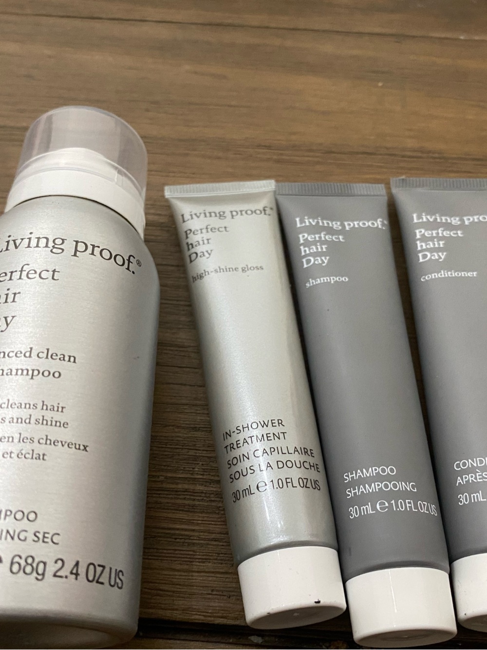 Living Proof mini hair products